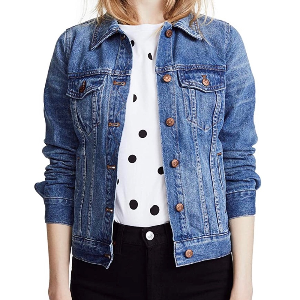 EUC Madewell Denim Jacket size Large
